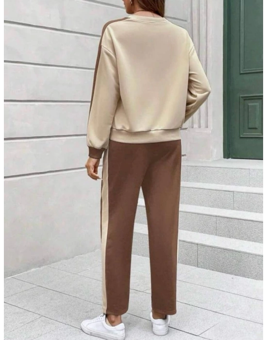 Kadın Iki Iplik şerit Detaylı Ikili Takım