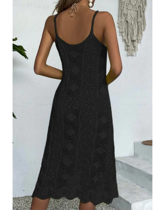 Kadın Ince Askılı Triko Elbise