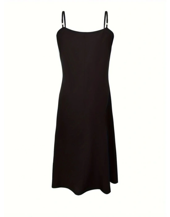 Kadın Ip Askılı V Yakalı Desenli Süprem Maxi Elbise