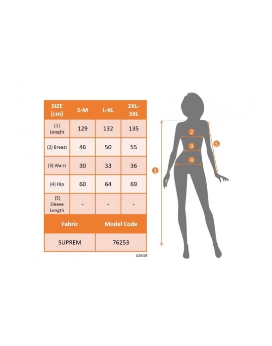 Kadın Ip Askılı Yuvarlak Yakalı Arkası V Yakalı Yırtmaçlı Uzun Leopar Desenli Süprem Elbise