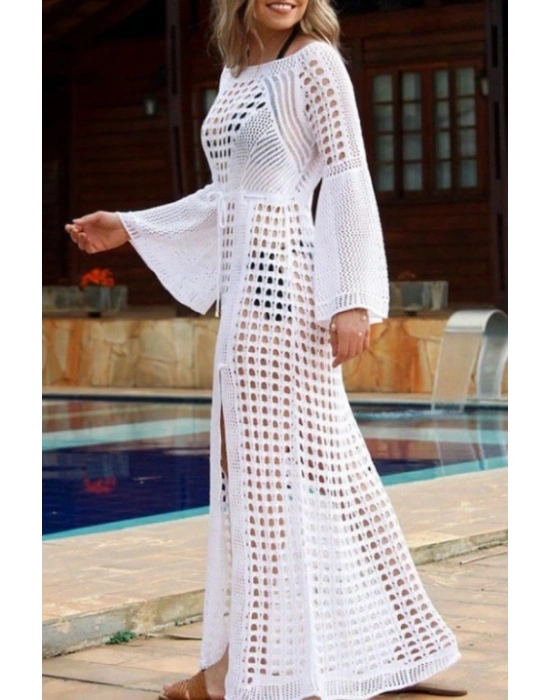 Kadın Ispanyol Kollu Triko Tam Boy Pareo