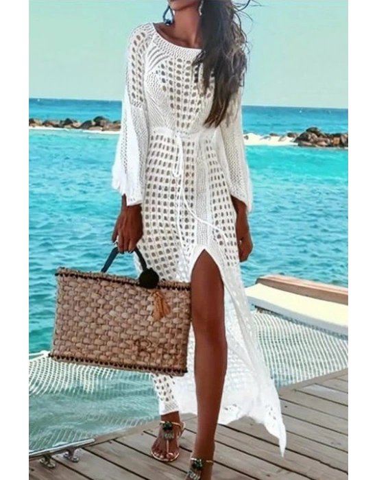 Kadın Ispanyol Kollu Triko Tam Boy Pareo