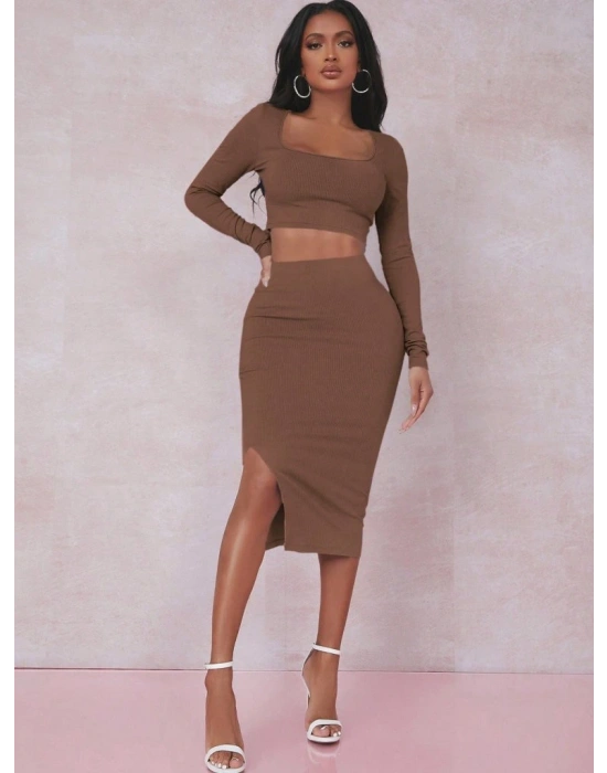 Kadın iyah Kaşkorse Kumaş İkili Takım