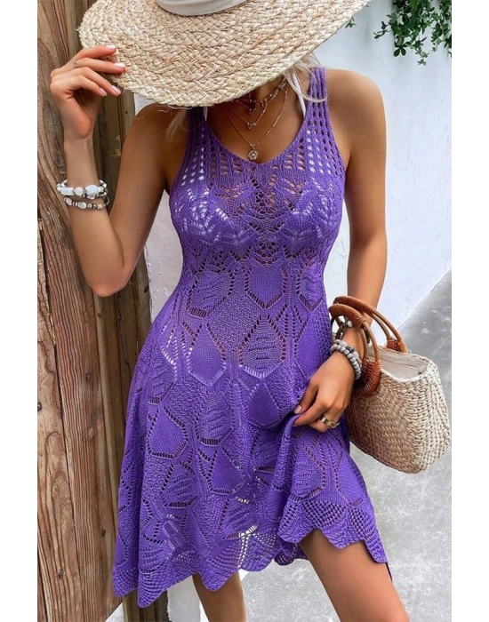 Kadın Kalın Askılı Triko Elbise