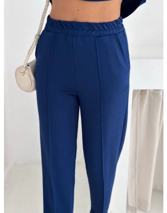 Kadın Kapşunlu Ve Atlet Detaylı Tunik Yüksek Bel Pantolunlu ıkılı Takım