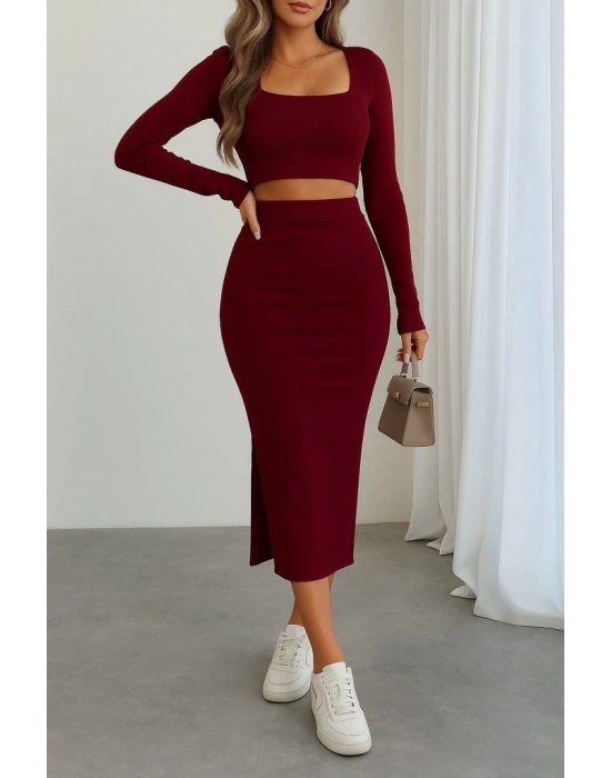 Kadın Kaşkorse Kumaş İkili Takım