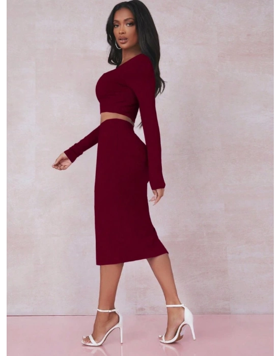 Kadın Kaşkorse Kumaş İkili Takım