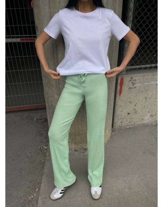 Kadın Kaşkorse Kumaş Ispanyol Paça Pantolon