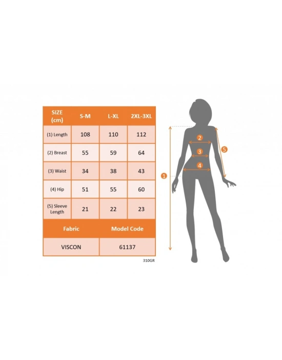 Kadın Kısa Kollu Bisiklet Yaka Belden Kuşaklı Yandan Yırtmaçlı Maksi Elbise