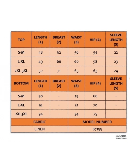 Kadın Kısa Kollu Bisiklet Yaka Bluz Etekli Ithal Keten Ikili Takım