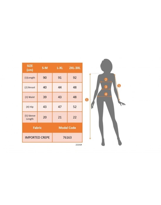 Kadın Kısa Kollu Bisiklet Yaka çift Renkli Ithal Krep Elbise