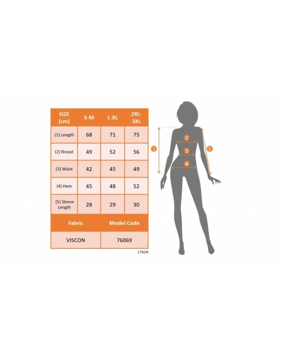 Kadın Kısa Kollu Bisiklet Yaka Yanları Büzgü Detay Yarasa Kol Viskon Bluz