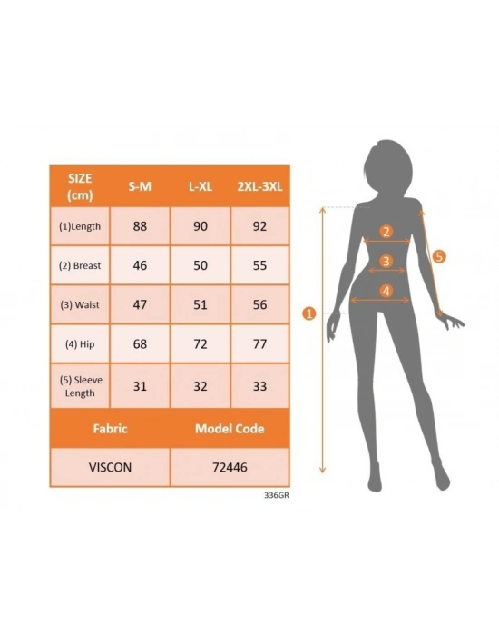 Kadın Kısa Kollu Bisiklet Yakalı önden Geometrik şekil Detaylı çift Renkli Kısa Viskon Elbise