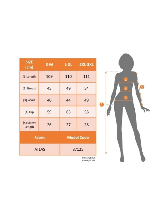 Kadın Kısa Kollu Düğmeli Ve Kemerli Atlas Elbise
