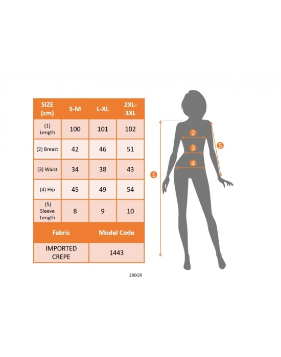 Kadın Kısa Kollu Kruvaze Yaka Beli Kuşaklı Blok Desenli Ithal Krep Elbise