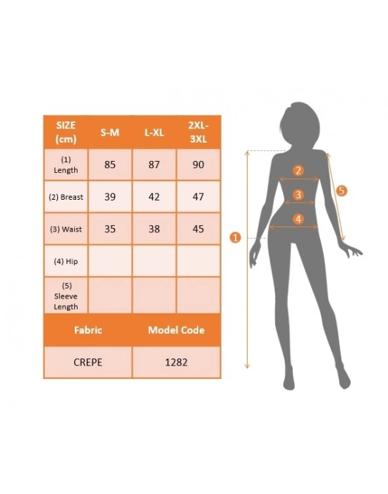 Kadın Kısa Kollu Kruvaze Yaka Papatya Baskılı Krep Elbise