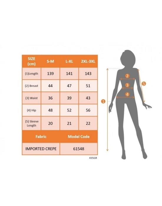 Kadın Kısa Kollu Kruvaze Yakalı Belden çiçek Aksesuarlı Yırtmaçlı Ithal Krep Elbise
