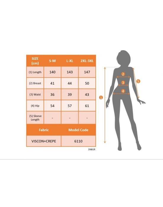Kadın Kısa Kollu Puan Desen Tam Boy Krep Elbise