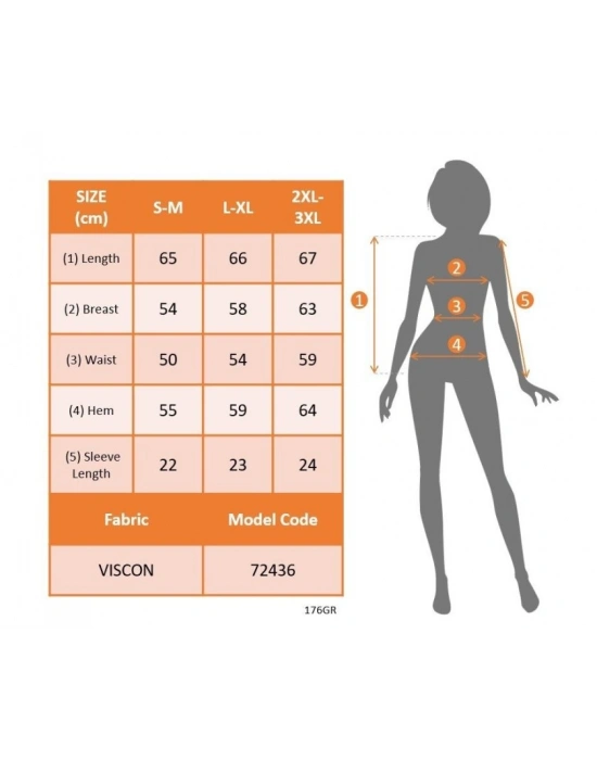 Kadın Kısa Kollu V Leopar Yakalı Viskon Bluz