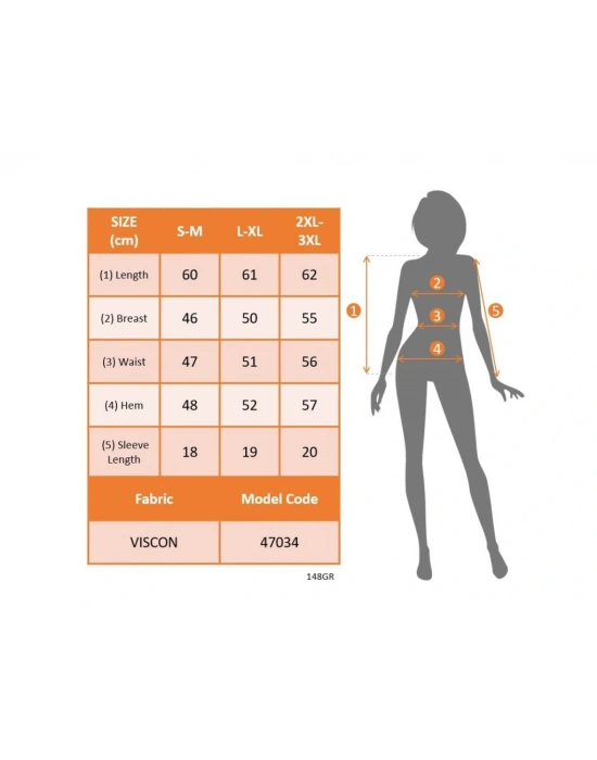 Kadın Kısa Kollu V şerit Yakalı Viskon Bluz