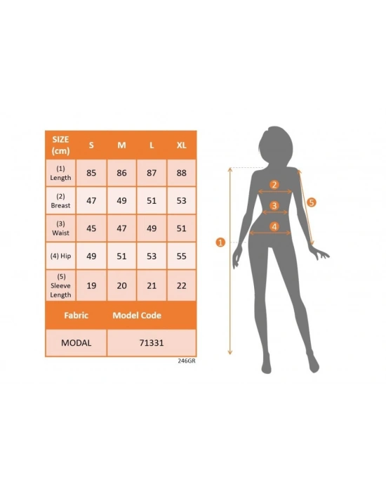 Kadın Kısa Kollu V Yakalı Ribanalı odal ini Elbise