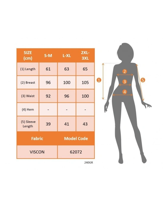 Kadın Kısa Kollu V Yakalı Salaş Viskon Bluz