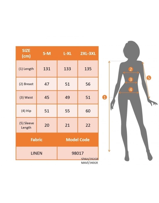 Kadın Kısa Kollu Yakalı önden Düğmeli Beli Kuşaklı Ithal Keten Elbise