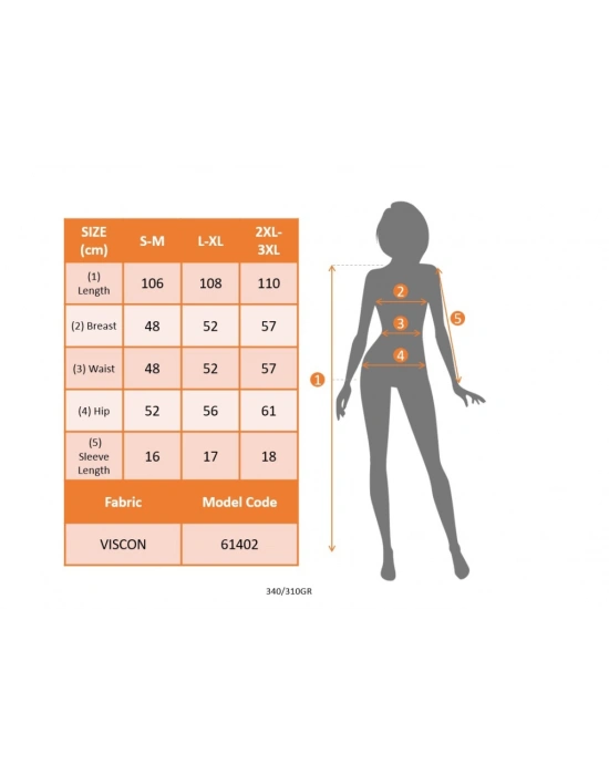 Kadın Kısa Kollu Yırtmaç Detaylı Salaş Viskon Elbise