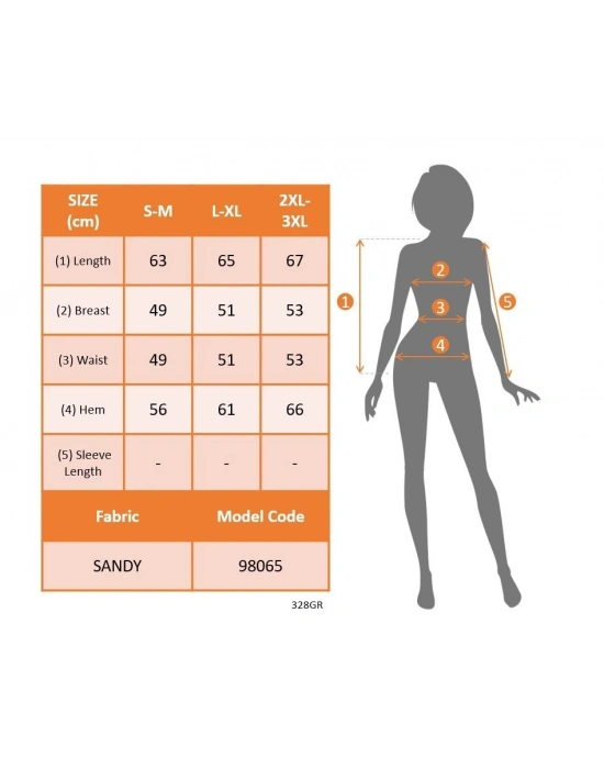 Kadın Kısa Kollu Yuvarlak Yakalı Geniş Kesimli Yarasa Kollu Sandy Bluz