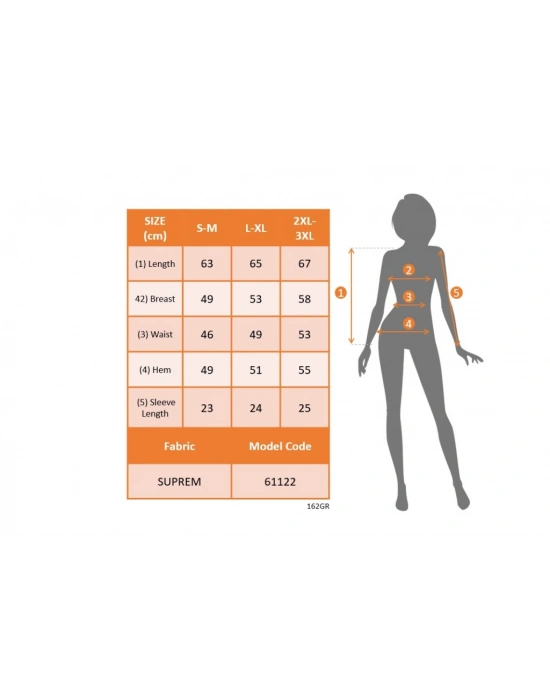 Kadın Kısa Yarasa Kol Bisiklet Yaka Süprem Bluz