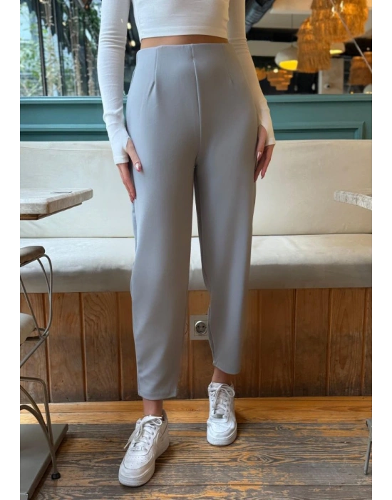 Kadın Krep Kumaş Balon Pantolon