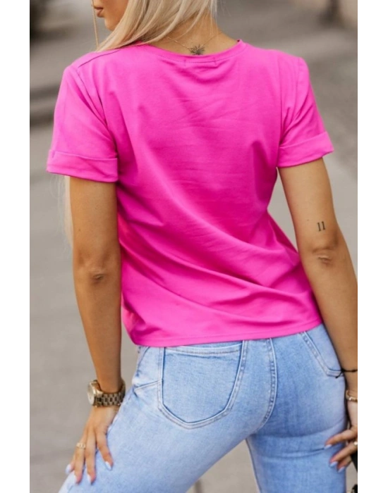 Kadın Kuş Desenli Süprem Tshirt