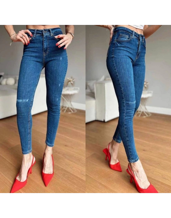 Kadın Normal Bel Slim Fit Kot Pantolon