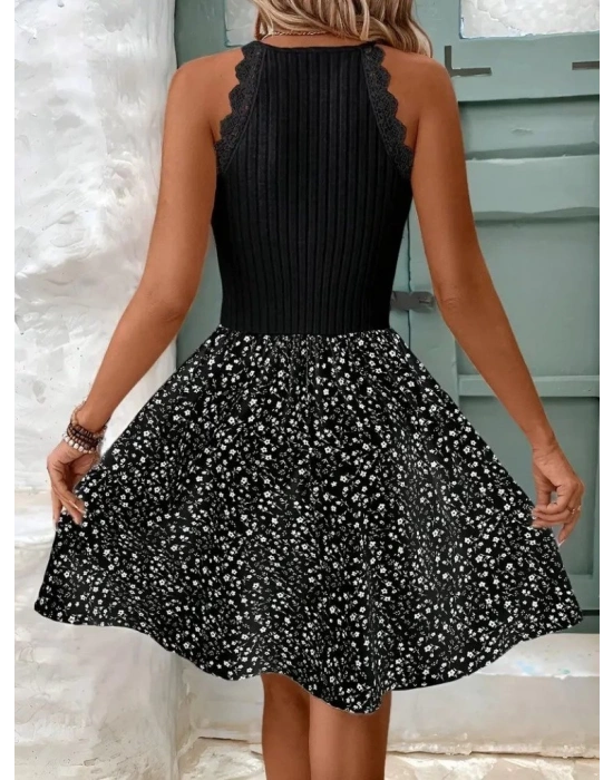 Kadın Omuzlardan Açık Reglan Kol Detaylı üst Fırfırlı Kaşkorse Alt Süprem Elbise