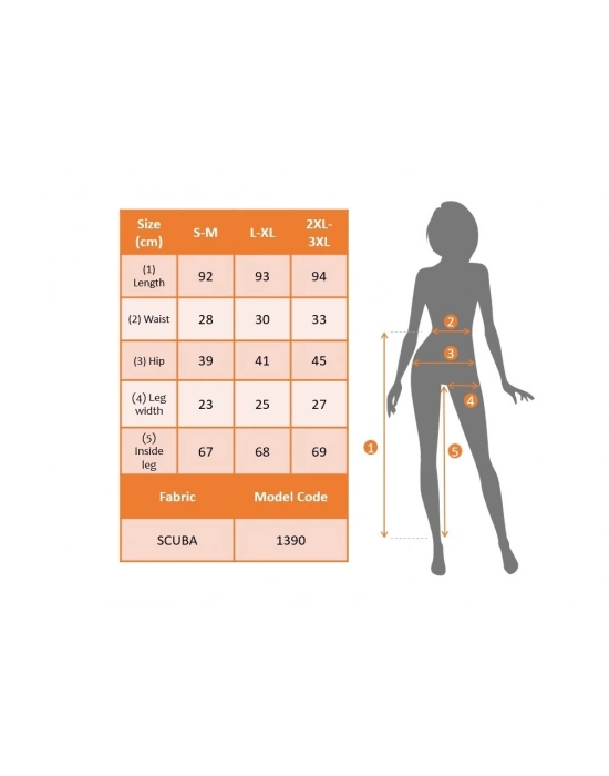 Kadın Paça Düğme Detay Dalgıç Tayt