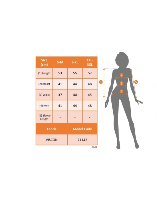 Kadın Sıfır Kol Kruvaze Kesim Bel Düğme Detaylı Viskon Bluz