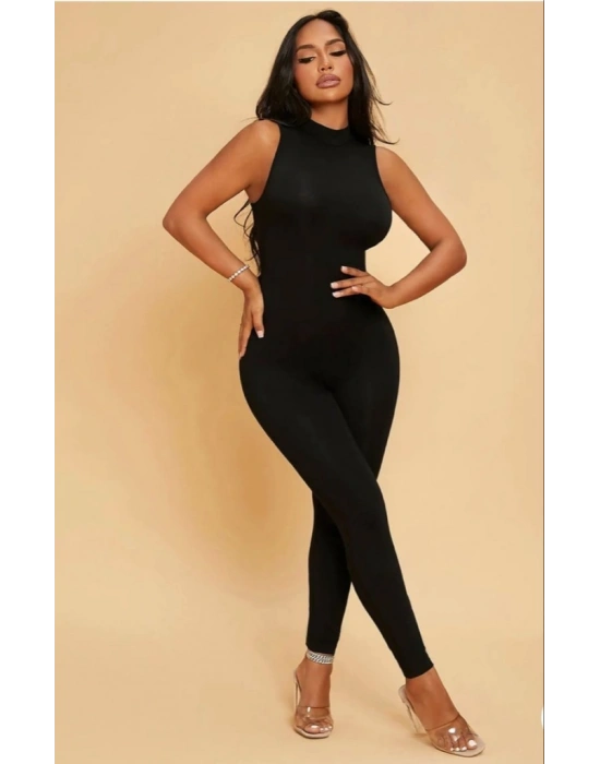 Kadın Sıfır Kol Yarı Balıkçı Yaka Dalgıç Tulum