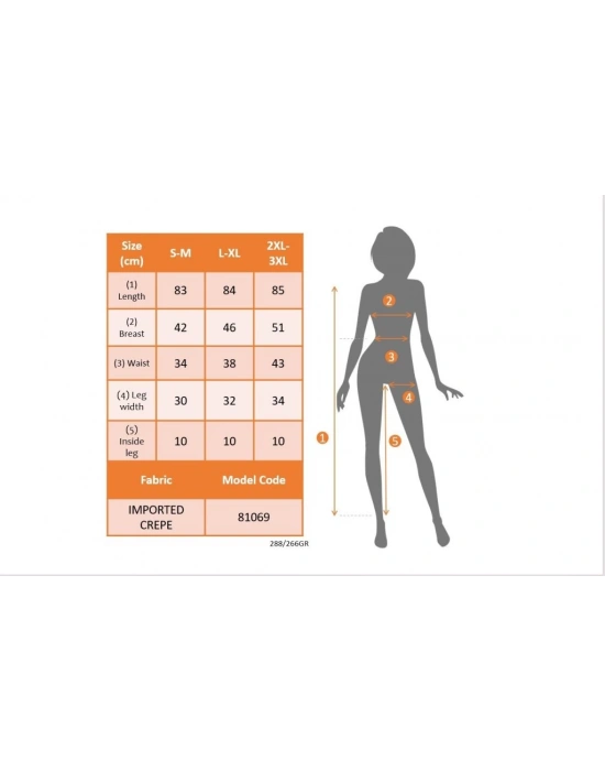 Kadın Sıfır Kol Yarı Balıkçı Yaka önden çapraz Detaylı Ithal Krep Tulum