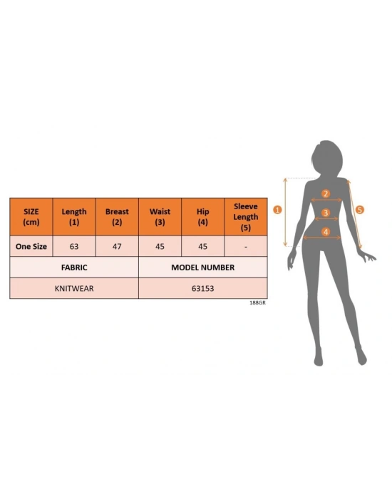 Kadın Sıfır Kol Yuvarlak Yaka şerit Detay Triko Bluz