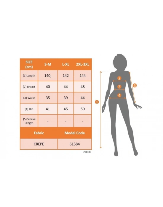 Kadın Tek Omuzdan Açık Damla Detaylı Yırtmaç Detaylı Uzun Janjan Krep Elbise