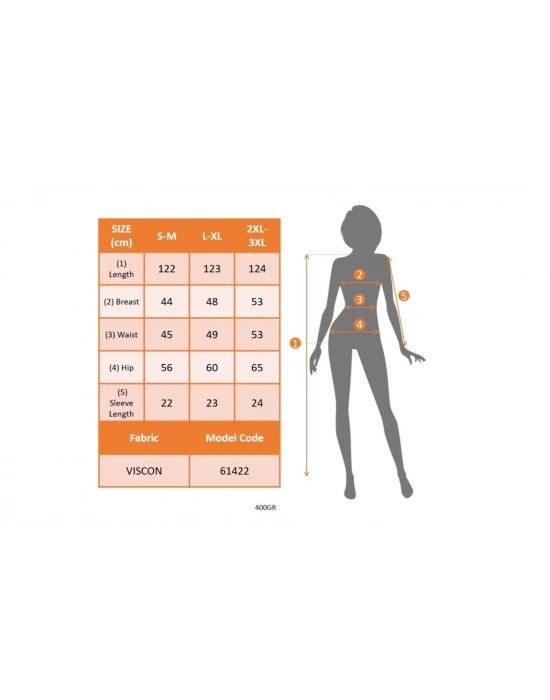 Kadın Tek Omuzdan Açık Toka Detaylı Yandan Yırtmaçlı Maksi Boy Viskon Elbise