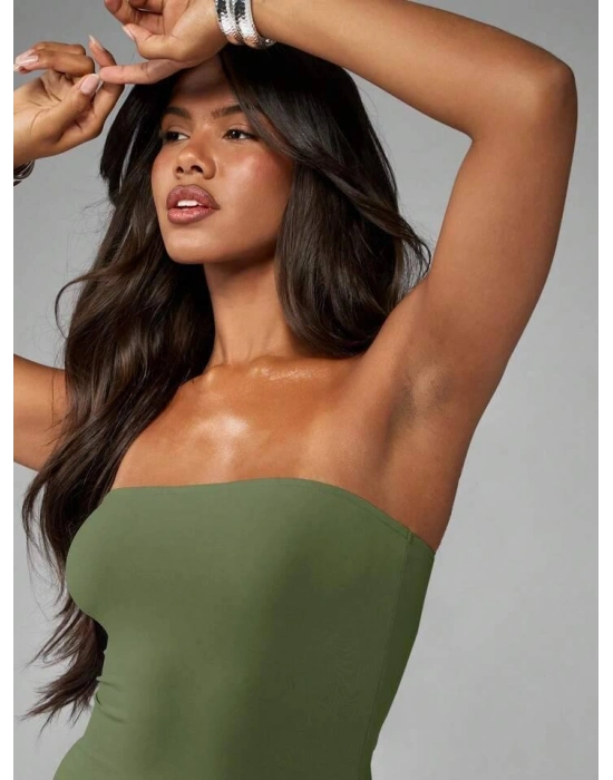 Kadın traplez ini Elbise