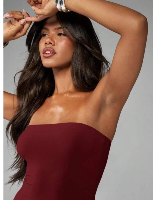 Kadın traplez ini Elbise