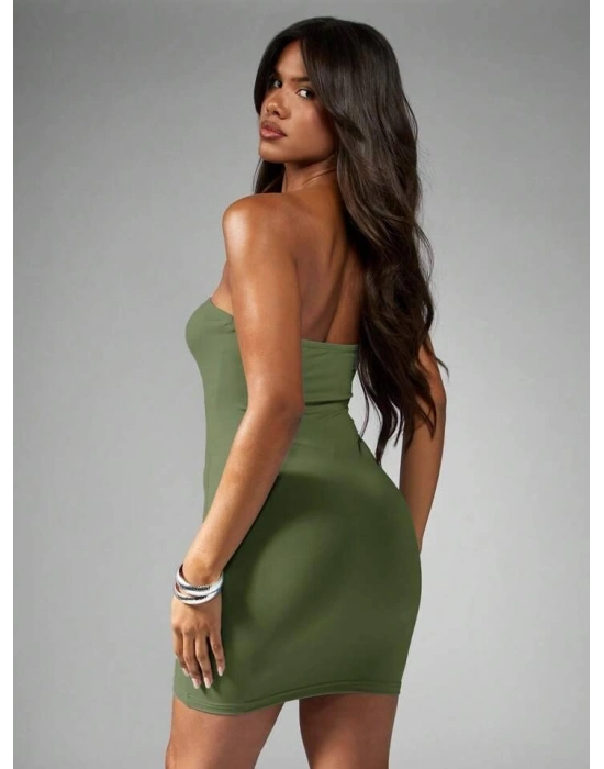 Kadın traplez ini Elbise