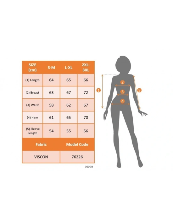 Kadın Truvakar Kollu Bisiklet Yaka Viskon Bluz