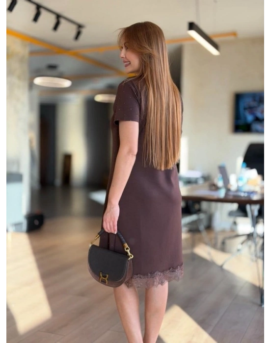 Kadın Tül Detaylı önü Taşlı idiboy odal Elbise