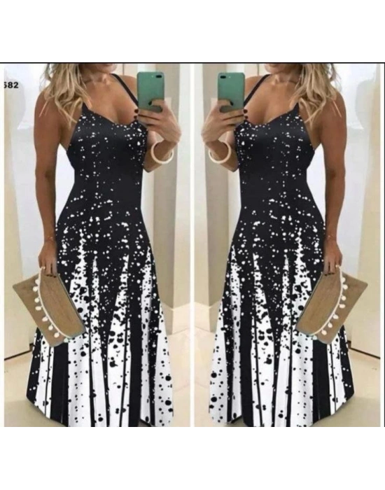 Kadın uprem Kumaş Dijital Baskılı Elbise