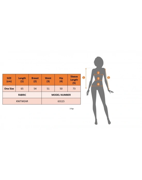 Kadın Uzun Kollu Balıkçı Yaka Triko Bluz