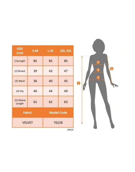 Kadın Uzun Kollu Balıkçı Yaka Tül Detaylı Mini Kadife Elbise