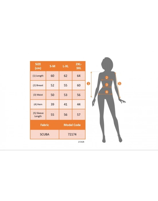 Kadın Uzun Kollu Baskılı Dalgıç Ceket